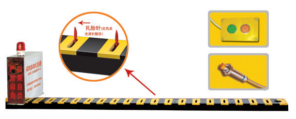 深圳宝安区V3嵌入式闯岗自动扎胎器/阻车器